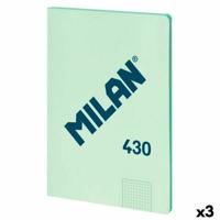 Notitieboekje Milan SERIE 1918 Groen A4 48 Lakens (3 Stuks)