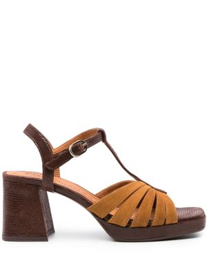 Chie Mihara sandales Galta 75 mm en cuir - Marron