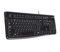 Logitech K120 toetsenbord USB QWERTY Brits Engels Zwart - thumbnail