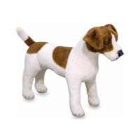 Pluche knuffel honden - Jack Russell hond - 53 x 37 cm - knuffeldieren