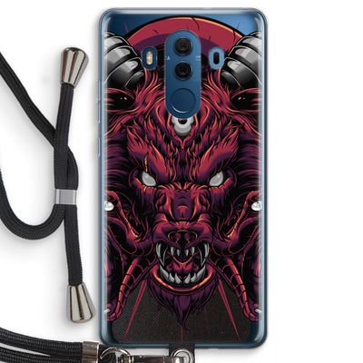 Hell Hound and Serpents: Huawei Mate 10 Pro Transparant Hoesje met koord