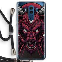 Hell Hound and Serpents: Huawei Mate 10 Pro Transparant Hoesje met koord
