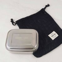 Yummii Yummii - Bento Lunchbox Medium - Roestvast Staal - Zilver - thumbnail