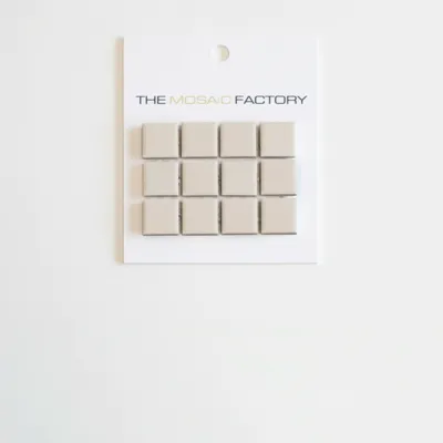 The Mosaic Factory London Mozaiek Tegel Vierkant - Porselein Wit Ongeglazuurd, R11 309x309 mm