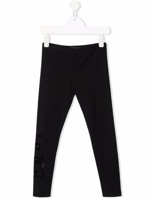 DSQUARED2 KIDS legging à imprimé Icon - Noir
