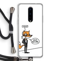 GSM secure: OnePlus 8 Transparant Hoesje met koord