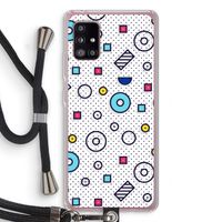 8-bit N°9: Samsung Galaxy A51 5G Transparant Hoesje met koord