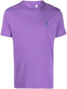 Polo Ralph Lauren t-shirt en coton à logo brodé - Violet