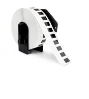Huismerk Label Tape voor Brother DK-22210 | 29 mm x 30,48 m | Zwart op Wit - 1 stuk