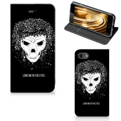Mobiel BookCase iPhone 7 | 8 | SE (2020) | SE (2022) Skull Hair Mobiel BookCase iPhone 7 | 8 | SE (2020) | SE (2022) Skull Hair