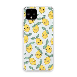 Citroenen: Pixel 4 Transparant Hoesje