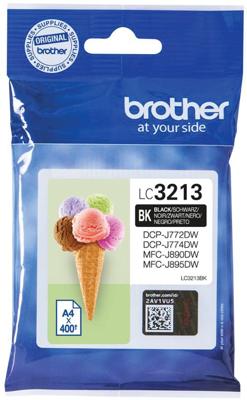 Brother inktcartridge, 400 pagina&apos;s, OEM LC-3213BK, zwart