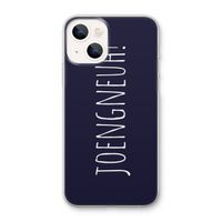 Joengneuh!: iPhone 13 mini Transparant Hoesje