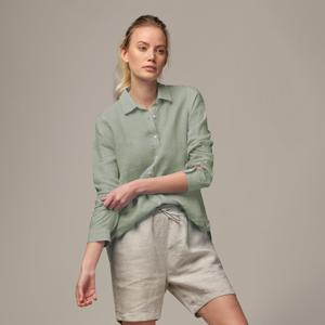 Bamigo Linnen Blouse Seaspray Melange