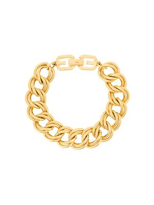 Givenchy Pre-Owned 1980s Double Chain Link Bracelet - Or