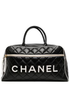 CHANEL Pre-Owned sac fourre-tout à matelassage losanges (1994-1996) - Noir