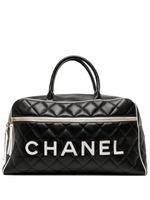 CHANEL Pre-Owned sac fourre-tout à matelassage losanges (1994-1996) - Noir - thumbnail