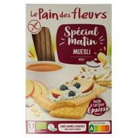 Pain Des Fleurs Special matin muesli ontbijtcrackers bio 230 Gram