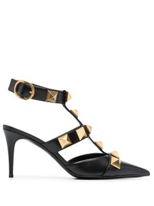 Valentino Garavani escarpins Rockstud à bout pointu - Noir