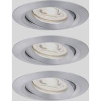 Paulmann 94297 EBL Nova mini Coin LED-inbouwlamp Set van 3 stuks 4 W Aluminium