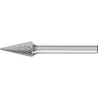 PFERD TOOLS 21115146 Freesstift Kegel Lengte 60 mm Afmeting, Ø 10 mm Werklengte 20 mm Schachtdiameter 6 mm PFERD TOOLS 21115146 Freesstift Kegel Lengte 60 mm Afmeting, Ø 10 mm Werklengte 20 mm Schachtdiameter 6 mm