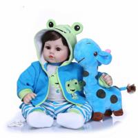 NPK siliconen zachte doek lichaam pop voor meisjes prinses Kid mode simulatie herboren poppen