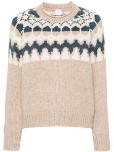 Eleventy pull en maille intarsia - Tons neutres