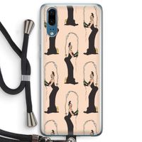 Pop Some Kim: Huawei P20 Transparant Hoesje met koord