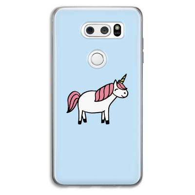 Eenhoorn: LG V30 Transparant Hoesje
