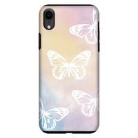 White butterfly: iPhone XR Tough Case