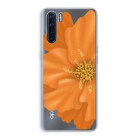 Orange Ellila flower: Oppo A91 Transparant Hoesje