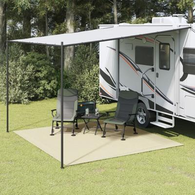 VidaXL Tenttapijt 4x3 m crèmekleurig