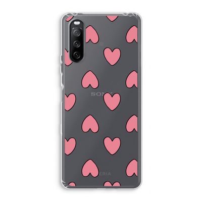 Ondersteboven verliefd: Sony Xperia 10 III Transparant Hoesje