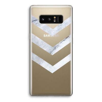 Marmeren pijlen: Samsung Galaxy Note 8 Transparant Hoesje
