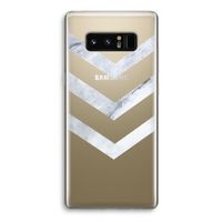 Marmeren pijlen: Samsung Galaxy Note 8 Transparant Hoesje