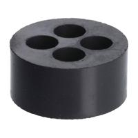 LAPP 53332470 SKINTOP® DIX-M32 Meervoudig dicht-inzetstuk M32 4 x 7 mm Nitril-butadieen rubber Zwart 1 stuk(s)