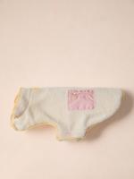 Hondenmantel van fleece beige