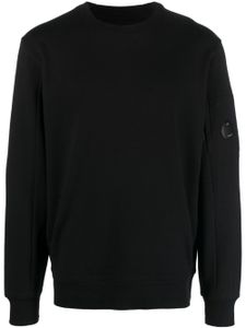 C.P. Company sweat en coton à patch logo - Noir