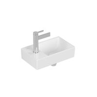 Villeroy & Boch Avento fontein 1 kraangat links zonder overloop 36x22cm ceramic+ Stone wit 43003RRW - thumbnail