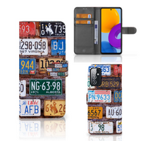 Samsung Galaxy M52 Telefoonhoesje met foto Kentekenplaten - thumbnail