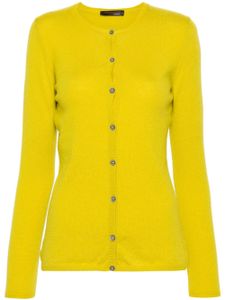 Incentive! Cashmere cardigan fin en cachemire - Jaune