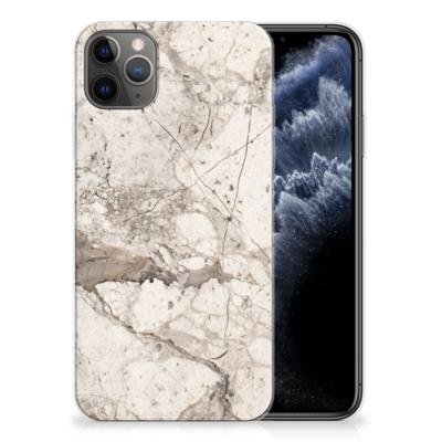 Apple iPhone 11 Pro Max | TPU | Siliconen hoesje | Marmer Beige