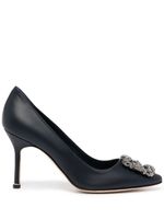 Manolo Blahnik escarpins Hangisi 70 mm à ornements - Noir