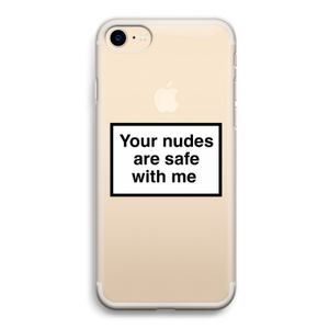 Safe with me: iPhone 7 Transparant Hoesje