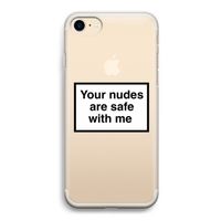 Safe with me: iPhone 7 Transparant Hoesje