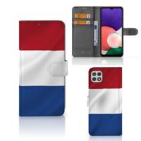 Samsung Galaxy A22 5G | Bookstyle Case | Nederlandse Vlag