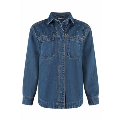 Florez - Blauw | Dames | Blouse | Blauw | XXL | regular | Kamst mode