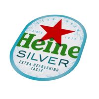 Heineken - Bierviltjes Silver - 400 stuks (4x 100 stuks) - thumbnail