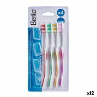 Tandenborstel Geel Blauw Rood Groen (12 Stuks)