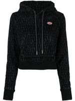 Diesel hoodie à logo imprimé - Gris